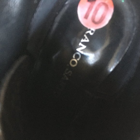 Franco Sarto ‘Wenda’ Black Soft Suede Leather Lace-Up Ankle Booties Womens Sz 10 - Picture 5 of 8